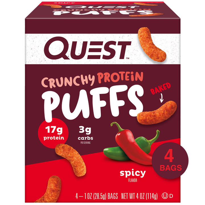 Spicy Crunchy Protein Puffs