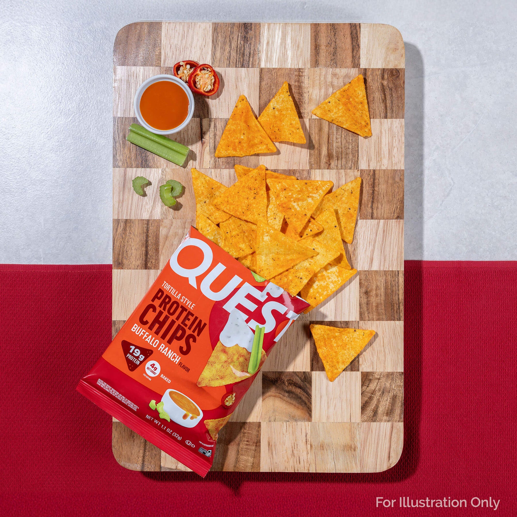 Simply Buffalo Ranch Ruffle Chips Buffalo Ranch Protein Chips | High Protein, Spicy Crunchy Snack – Quest ...