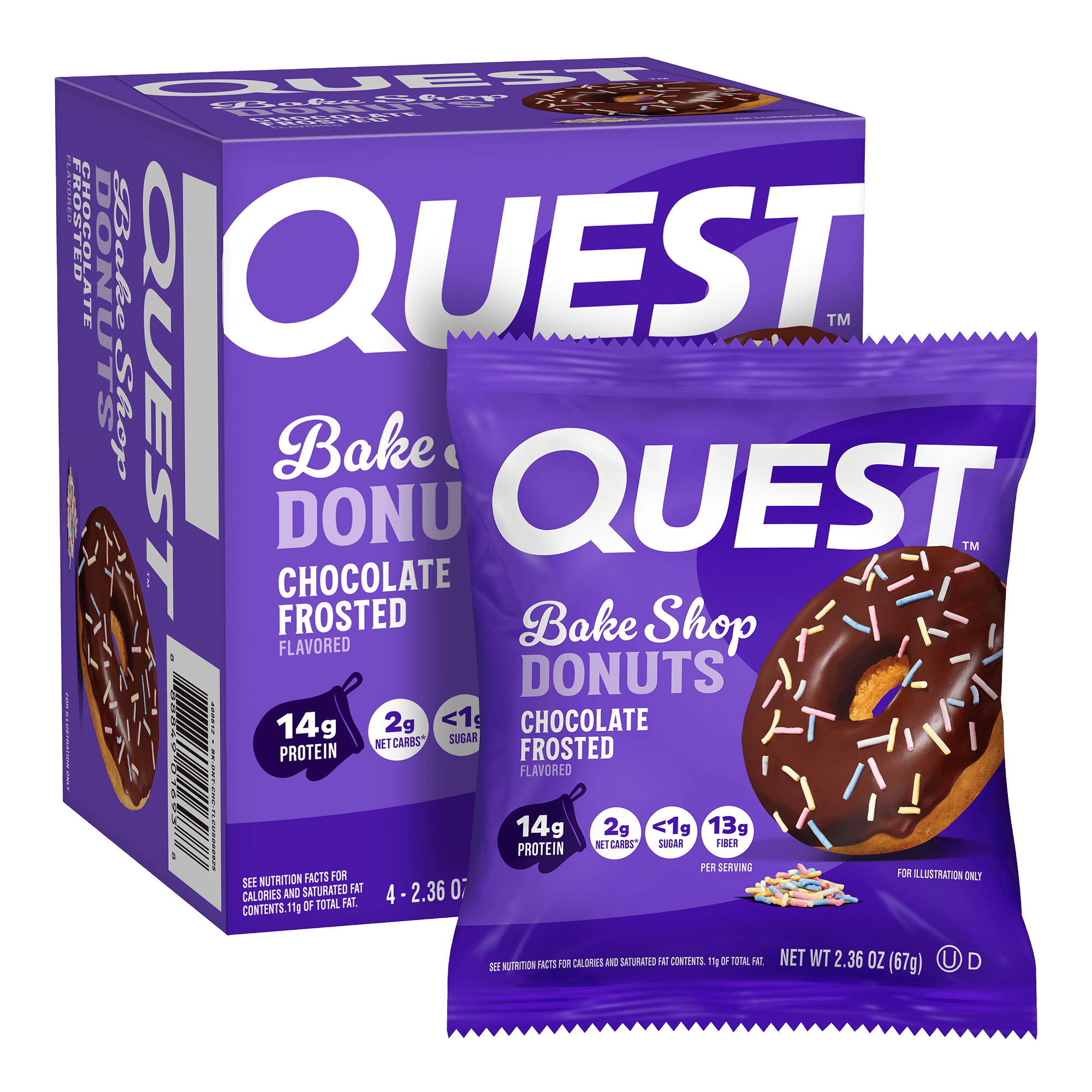 Quest Nutrition Bake Shop Protein Donuts (12-Pack)