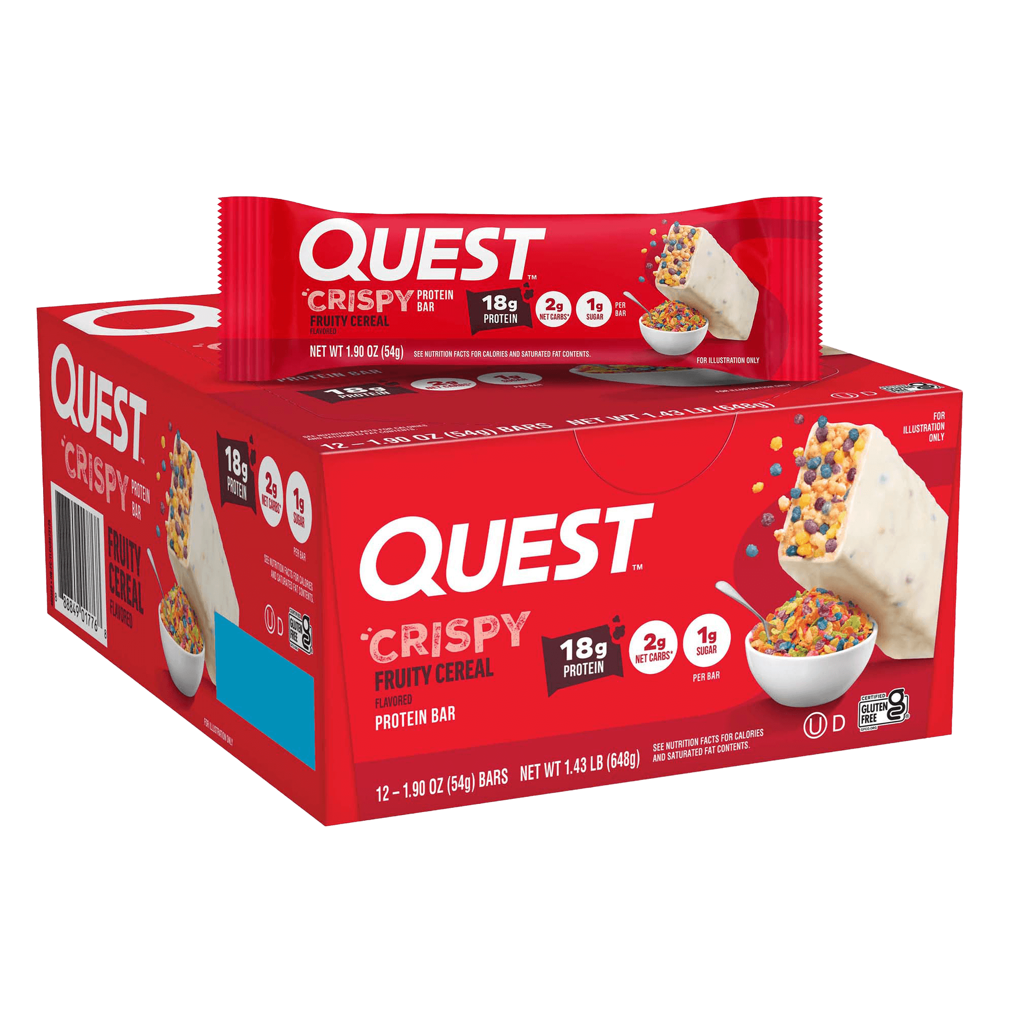 Quest Fruity Cereal Hero Bar
