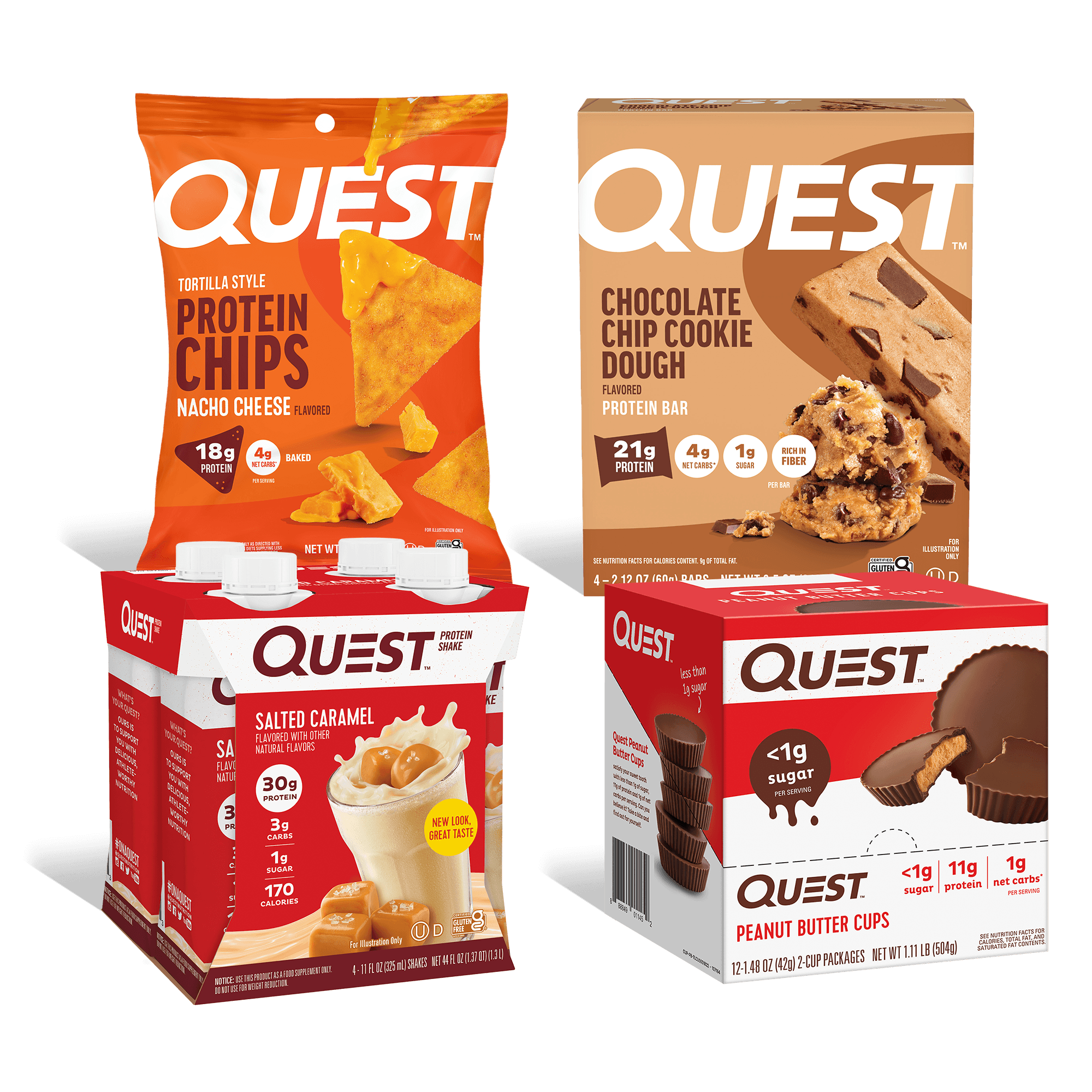 Bestseller Variety Pack | Top Quest Protein Snacks – Quest Nutrition
