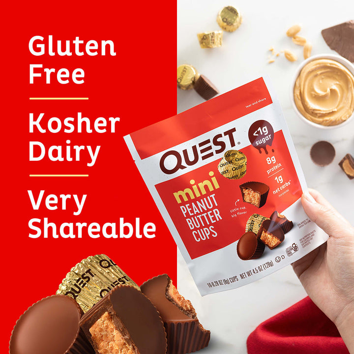 Mini Peanut Butter Cups 3-Pack - gluten free, kosher dairy, very shareable