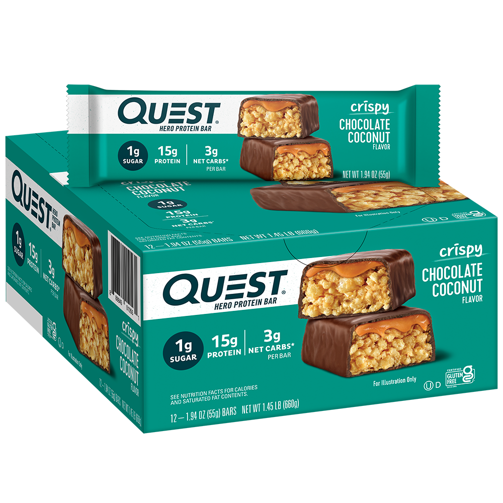 Chocolate Coconut Hero Protein Bars