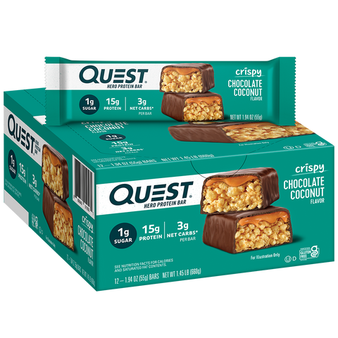 Chocolate Coconut Hero Protein Bars – Quest Nutrition