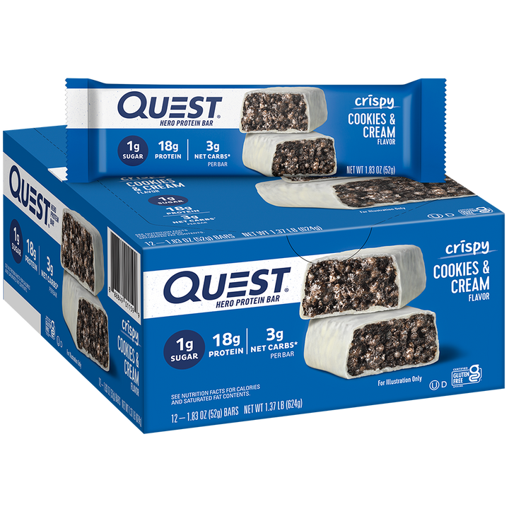 Cookies & Cream Hero Protein Bars