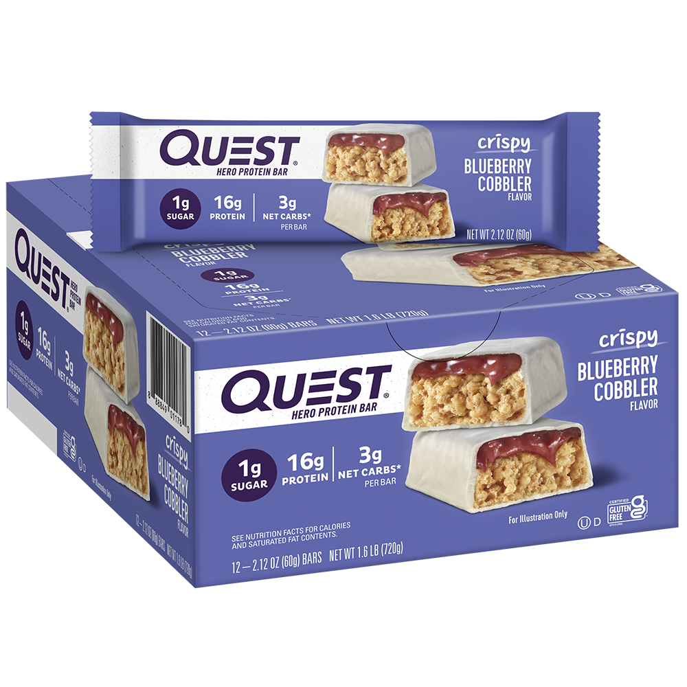 Blueberry Cobbler Hero Protein Bars