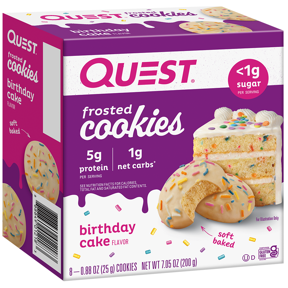 Frosted Cookies Birthday Cake