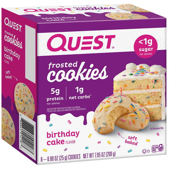 Frosted Cookies Birthday Cake