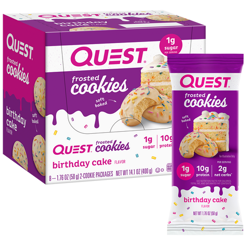 Quest Nutrition - Frosted Cookie - Birthday Cake
