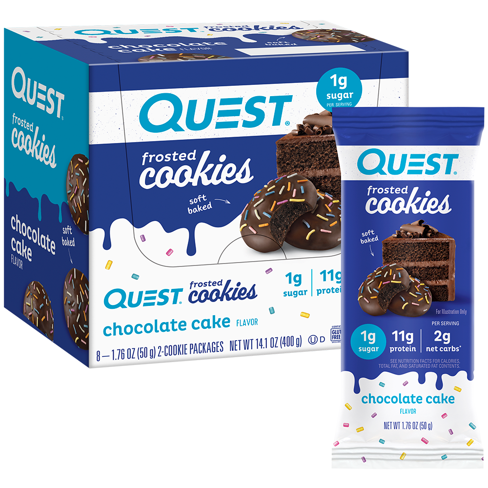 Twin　Quest　Pack　–　Cake　Chocolate　Cookies　Frosted　Nutrition
