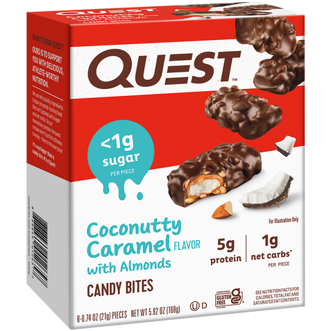 Coconutty Caramel Candy Bites