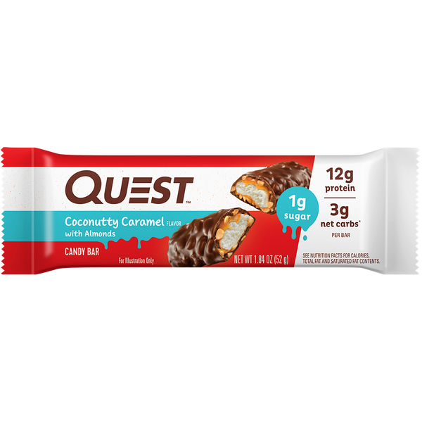 Coconutty Caramel Candy Bars Quest Nutrition