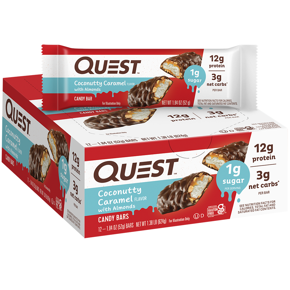 Coconutty Caramel Candy Bars Quest Nutrition