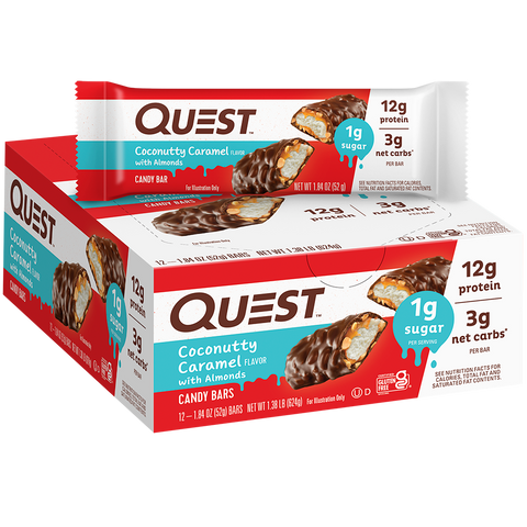 Coconutty Caramel Candy Bars Quest Nutrition